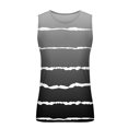 thumbnail image 2 of Men's Tank Tops, Gradient Flame Print Workout Sleeveless Shirt, Breathable Polyester Muscle Tee for Gym and Casual Wear, 2 of 4