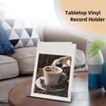 thumbnail image 3 of Support pour Disques, Présentoir en Acrylique pour Album avec Base Stable, Compatible avec LP de 7 Po à 12 Po, Déco Maison Style Vintage, 3 of 7