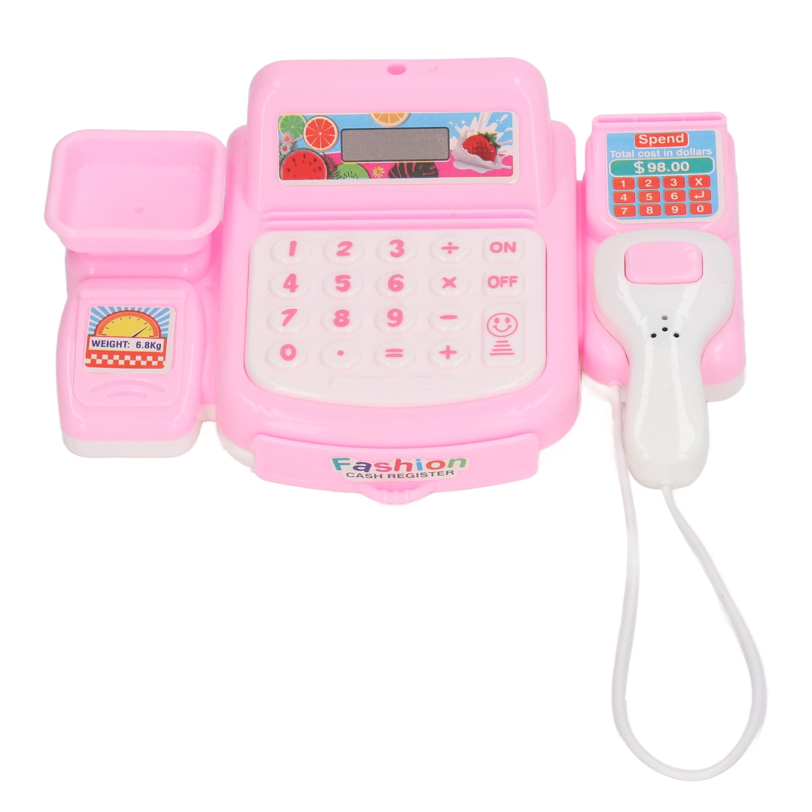 Cash Register Playset, Rich Accessories Kids Cash Register  For Ages Over 3