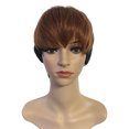 thumbnail image 3 of RKSTN Perruques Cheveux Humains Perruque Synthétique pour Femmes Perruques Lisses pour Femmes Perruque en Cheveux Naturels Perruques avec Chaleur Perruques Sans Colle, 3 of 5