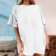 thumbnail image 3 of Women's Vintage Behind Landscape Printed Pattern Casual Short Sleeve Tops Blouse, 3 of 9