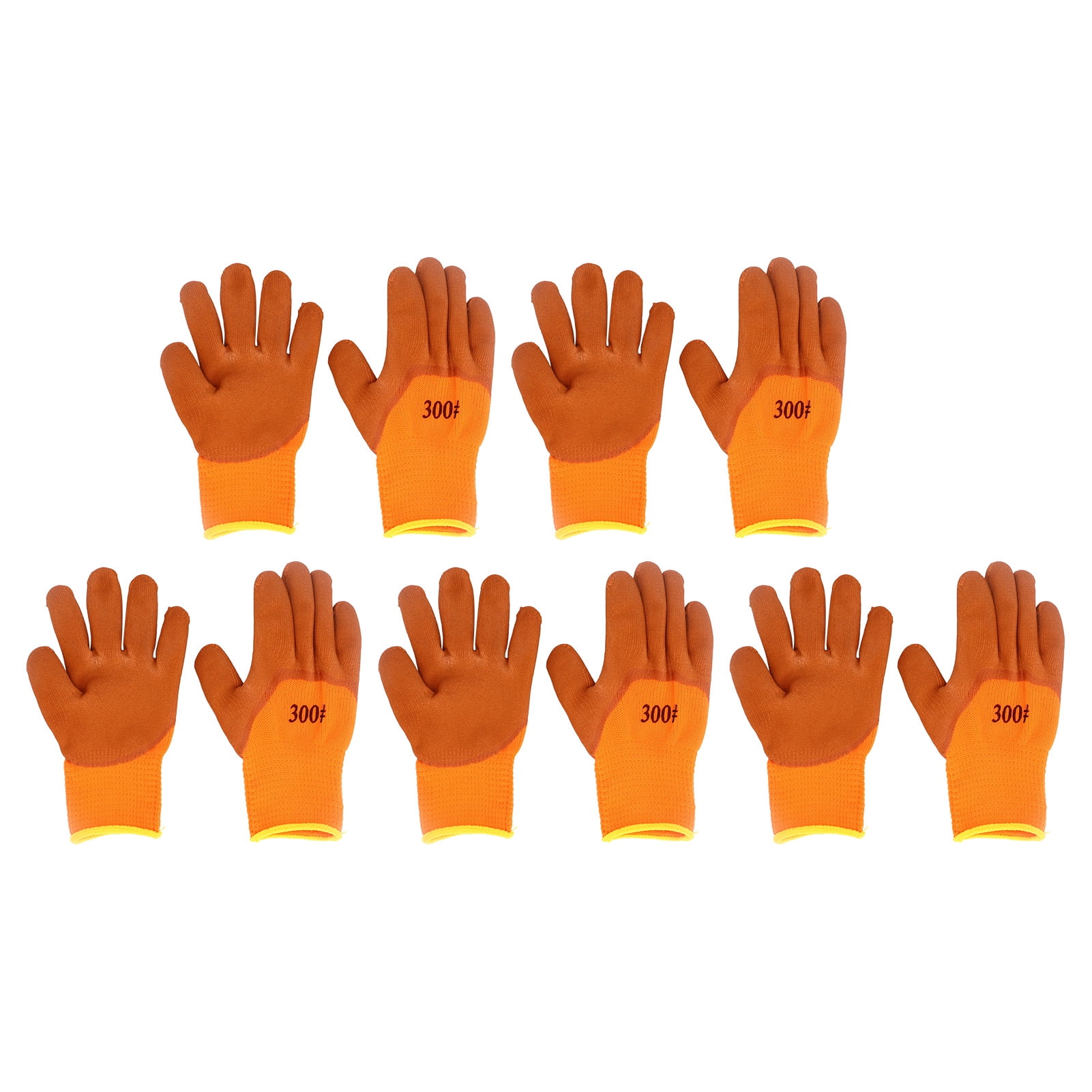 Winter Work Gloves, Thermal Gloves Hand  5 Pairs Wear Resistance  for Construction Gardening