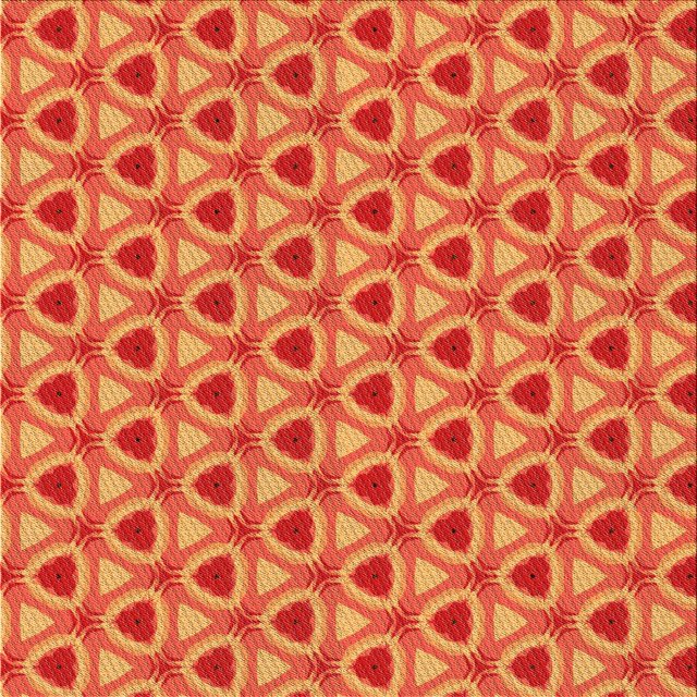 Ahgly Company Tapis d'Intérieur Lavable à la Machine, Carré, Transitionnel, Rouge Néon, Tapis de Zone, 4 Pieds Carré