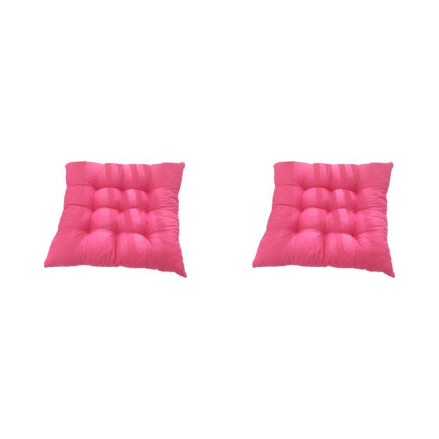serony Waterproof Seat Cushion For Outdoor Activities Breathable Polyester Fabric Pearl Filling Polyester Fabric Is roseo 2Set