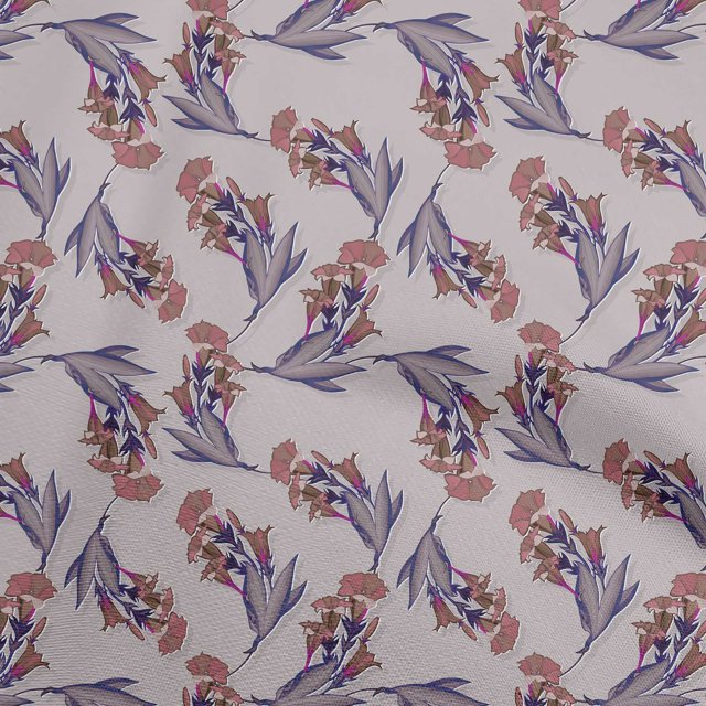 oneOone Rayon Wine Fabric Floral Sewing Craft Projects Fabric Prints By Yard 56 Inch Wide