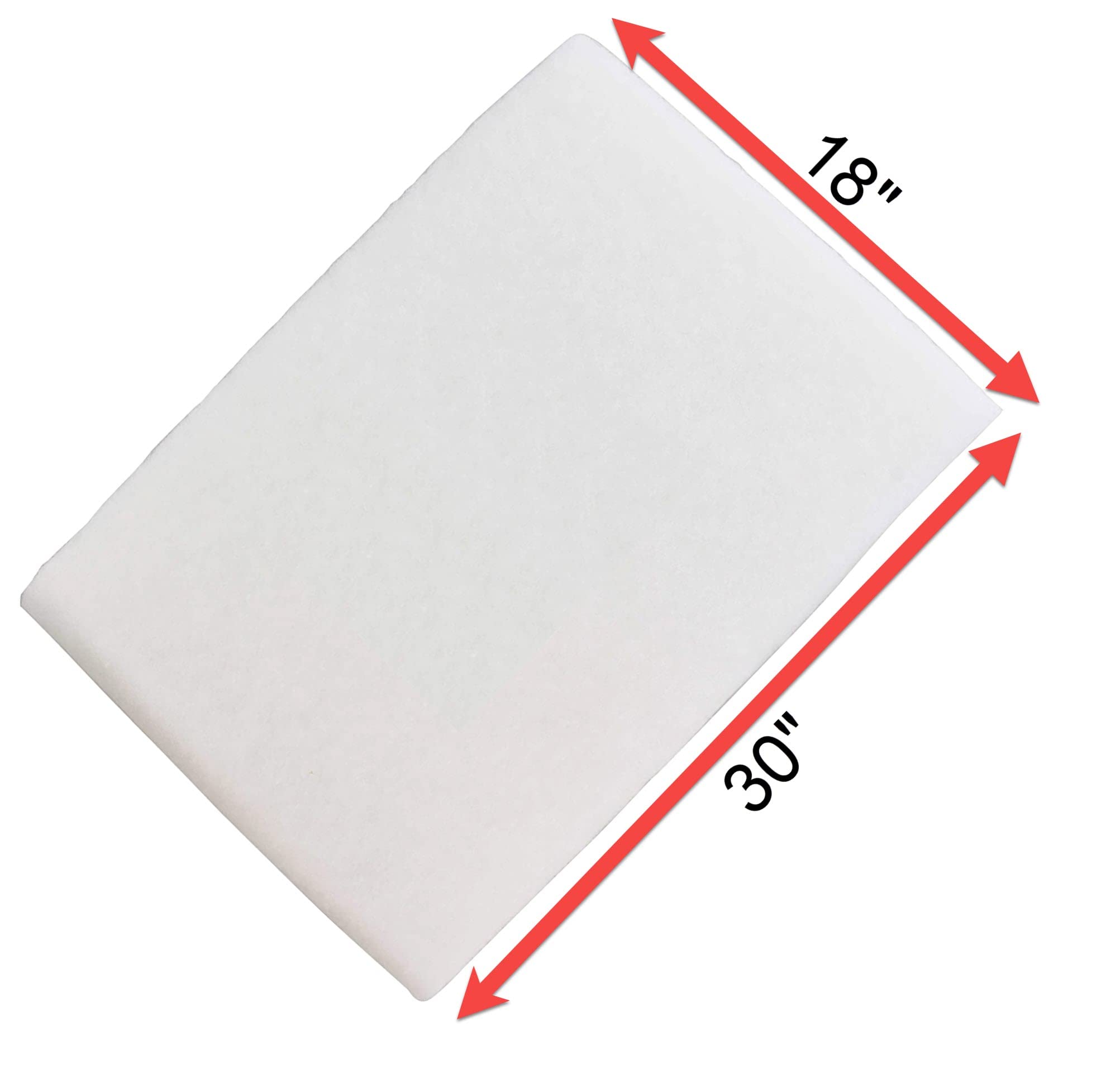 Tampon filtre en polyfibre à découper