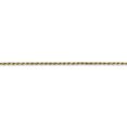 thumbnail image 3 of 14k Yellow Gold 14 Inch 1.3mm Rope Chain Necklace Pendant Charm, 3 of 9