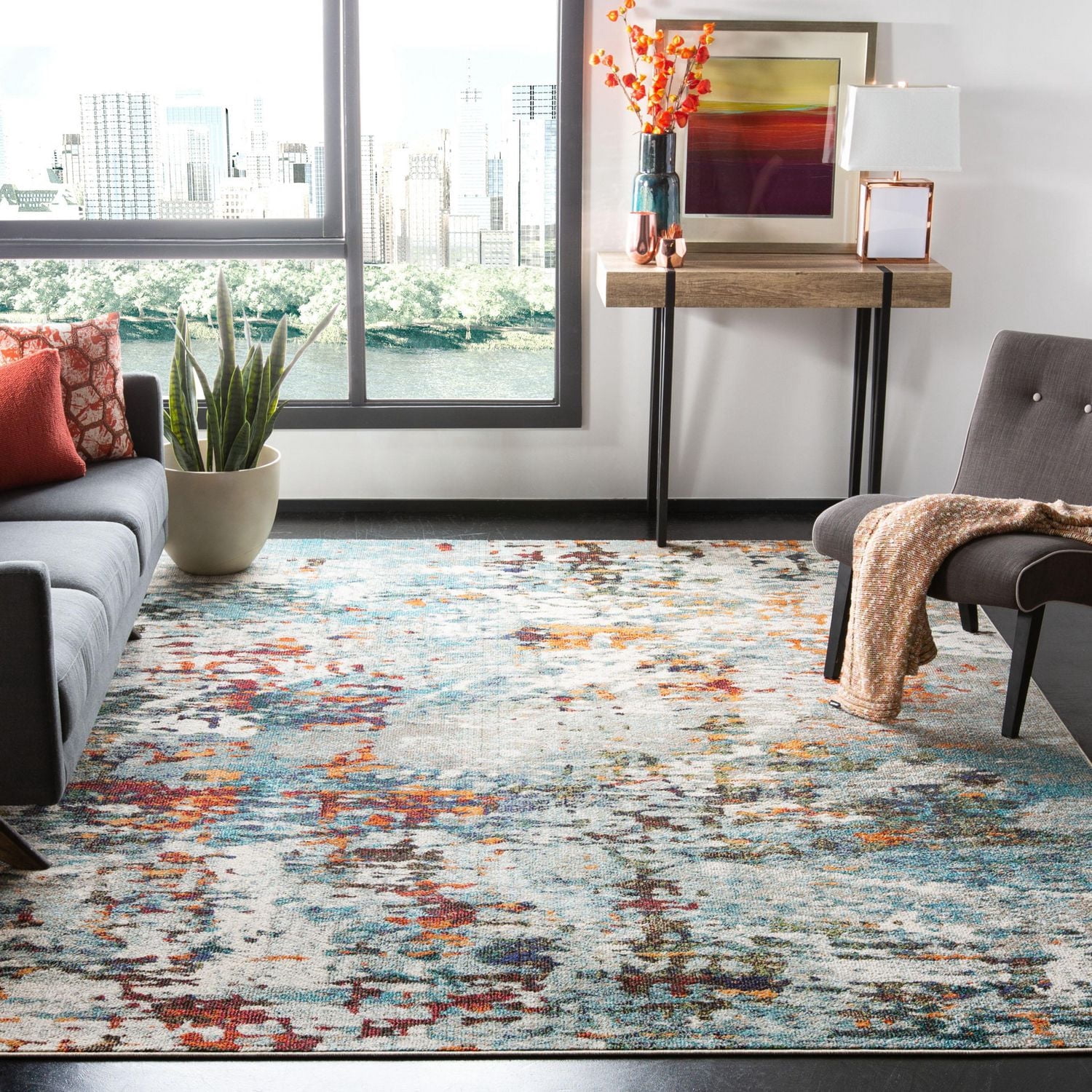 Safavieh Madison Flowers Tapis Vintage Abstrait