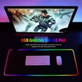 thumbnail image 2 of RGB Gaming Mouse Pad Soft Led Mouse Pad with 14 Lighting Modes RGB Gaming Mouse Pad, 2 of 8