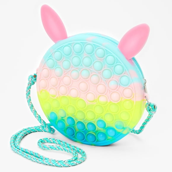 Claire's Popper Bunny Sac Bandoulière Sac à Main Jouet Anti-Stress