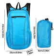 thumbnail image 3 of Sac à Dos Étudiant Mode Rangement Sac Pliable Sac Sport Ultraléger Pliable Femmes Hommes Camping Plein Air Voyage Randonnée Avion, 3 of 5
