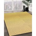 thumbnail image 3 of Ahgly Company Tapis d'Intérieur Lavables en Machine, Rectangle, Zone Jaune Transitionnel, 6' x 9', 3 of 7