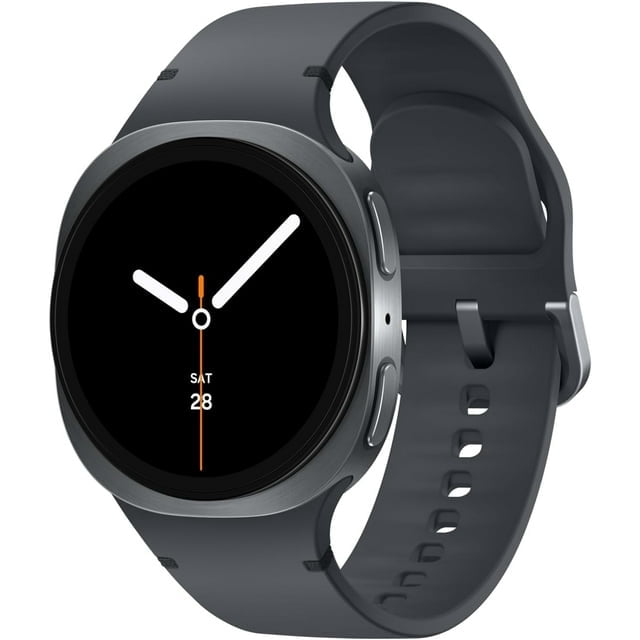 Restored Samsung Galaxy Watch8 40mm Bluetooth Smartwatch Graphite AMOLED Display Fitness and Sleep Tracker- Refurbished Fair