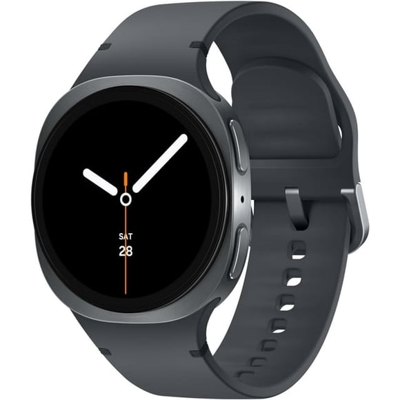 Restored Samsung Galaxy Watch8 40mm Bluetooth Smartwatch Graphite AMOLED Display Fitness and Sleep Tracker- Refurbished Fair