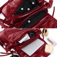 thumbnail image 2 of EGNMCR Storage Trunks Zipper Crossbody Bag With Wide Shoulder Strap Phone Wallet, Shoulder Purse, Multiple Zipper Pockets. Crossbody storage, 2 of 5