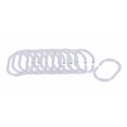 thumbnail image 5 of Anneaux de Rideau de Douche en Plastique Transparent - Ensemble de 12, 5 of 5