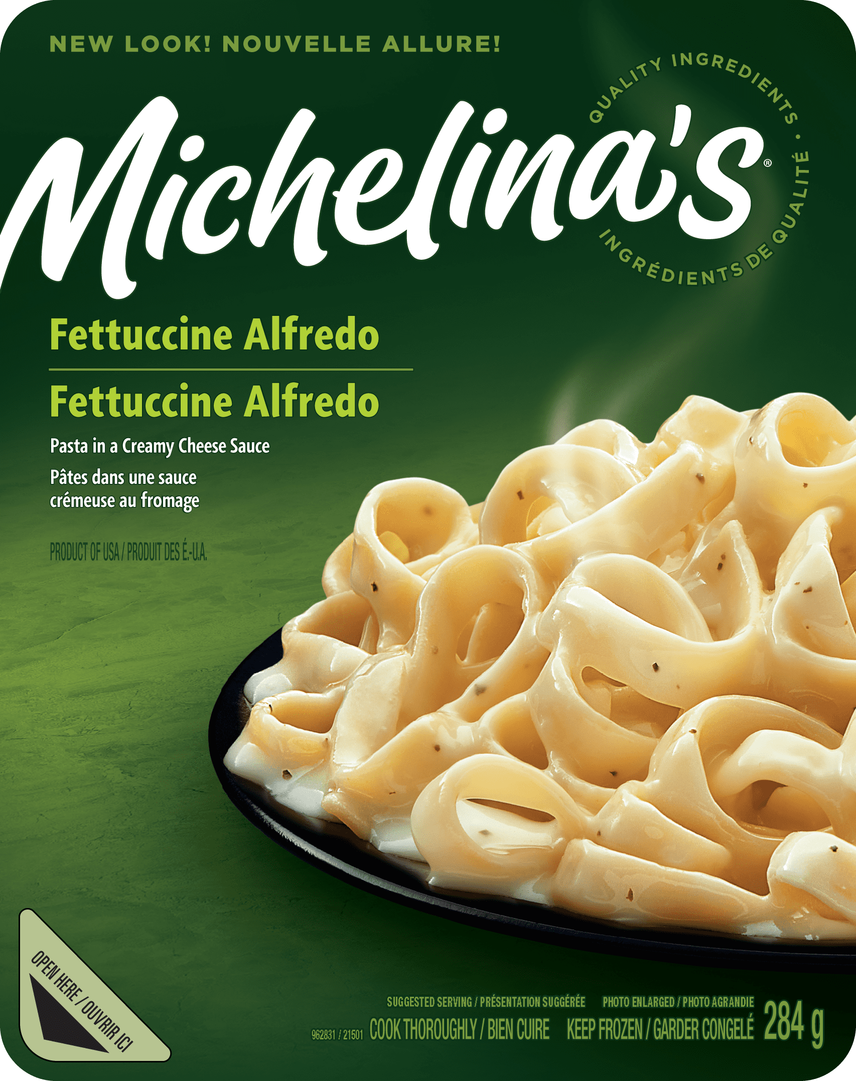 Michelina's Fettuccine Alfredo Pasta, 284 g