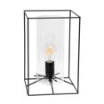 thumbnail image 1 of Lalia Home Black Framed Table Lamp with Clear Cylinder Glass Shade, Large, 1 of 4