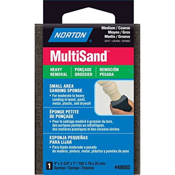 NORTON ABRASIVES/ST GOBAIN #49503 MED/Coar Sand Sponge