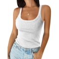 thumbnail image 1 of DYMADE Camisole à Bretelles Sans Manches pour Femmes, Encolure Dégagée, 1 of 2
