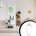 thumbnail image 2 of 10 Pieces Ceiling Tile Hooks Stainless Steel Easy installtion Simple Design without Deformation Hanging Sign Home Organization Ceiling F7, 2 of 6