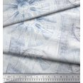 thumbnail image 3 of Soimoi Satin Silk Fabric Elephant & Wheel Panel Print Sewing Fabric Yard 42 Inch Wide, 3 of 3
