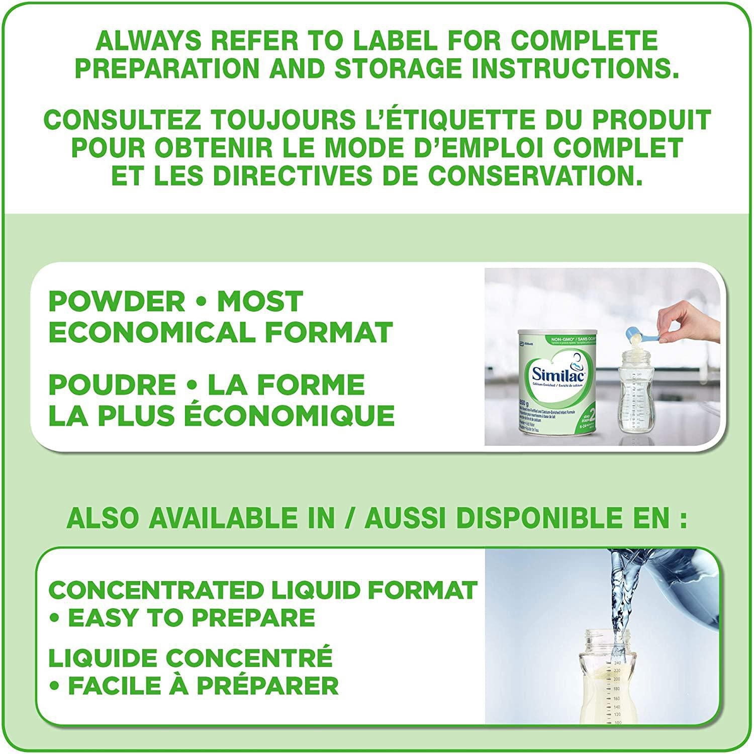 Similac Étape 2          Préparation en poudre enrichie de calcium, 850 g