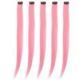 thumbnail image 2 of Extensions de Cheveux à Clip, 5 Pcs 55cm Extensions de Cheveux Colorées à Clip pour Femmes Cheveux Synthétiques Haute Température pour Fête et Cosplay, 2 of 7