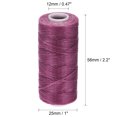 thumbnail image 3 of Unique Bargains Fil à Coudre en Cuir Ciré en Polyester Violet, 55 Yards, 3 of 6