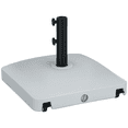 thumbnail image 1 of Outsunny Patio Umbrella Base with Wheels Water Filled Umbrella Stand Holder, 1 of 10
