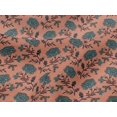 thumbnail image 4 of oneOone Viscose Jersey Fabric Leaves & Floral Block Print Fabric By The Yard 60 Inch Wide, 4 of 4