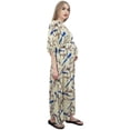 thumbnail image 4 of Bimba Robe Maxi d'Allaitement pour Mamans Imprimée Jaune de Maternité à Manches Kimono Kaftan-12, 4 of 8