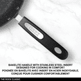 thumbnail image 3 of Starfrit The Rock 25cm (10") Non-Stick Grill Pan, Durable Forged Aluminium, Oven Safe, PFOA Free, Easy to Clean, Black, 3 of 8