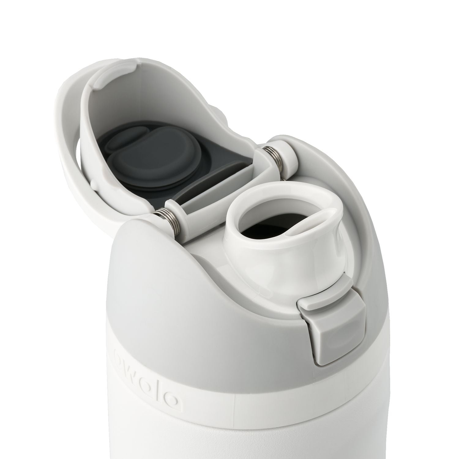 Bouteille d'eau en acier inoxydable 24 oz blanc