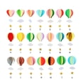 thumbnail image 2 of tredstone Hot air balloon paper string flower flag+55cm 21 inch, 2 of 9