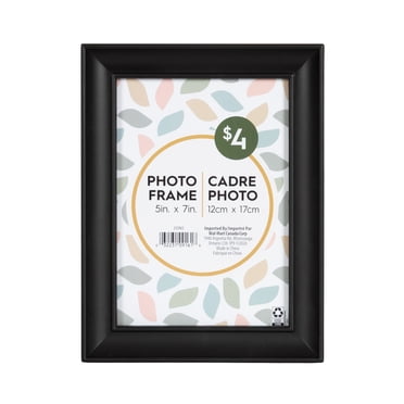 DesignOvation Nikolai 5" x 7" Black Picture Frame