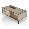 thumbnail image 2 of Bowery Hill Modern Wood Storage Coffee Table in Natural Oak Finish, 2 of 5