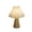 A, variante sur Binwennn Visualiseur de Musique Lampes à Distance Petite Lampe en Osier Lampe de Table en Osier Abat-Jour Plissé USB Lampe de Chevet Vintage Lampes Style Ferme pour Décoration pour Comptoir de Cuisine