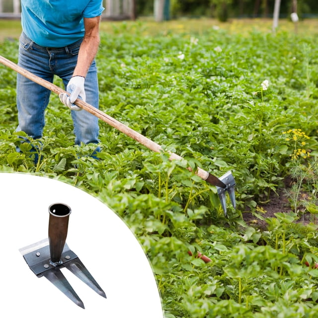Multifunctional Garden Hoe, Weeding Tool, Digging Spade, Planting Shovel, Soil Loosening Tool, Vegetable Gardening Tool, Flower Bed Tool, Agricultural Steel Rake, Durable Gardening Tool