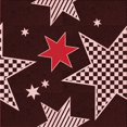 thumbnail image 1 of Ahgly Tapis d'Intérieur Lavable en Machine Carré Transitionnel Marron Chocolat, 5 Pieds Carré, 1 of 7