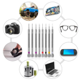 thumbnail image 3 of Ensemble de 16 Pcs de Tournevis Professionnels Mini Kit de Tournevis de Précision 0,6-1,6 mm pour Réparation de Montre Lunettes Électronique, 3 of 6