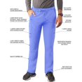 thumbnail image 3 of Adar Addition Scrubs for Men - Slim Leg Cargo Drawstring Scrub Pants - A6106 - Ceil Blue - 2X, 3 of 8
