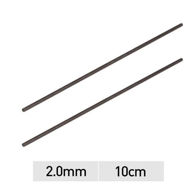 Bgsha Kit de Réparation de Canne à Pêche Bâtons en Fibre 1mm-10mm*10cm pour Canne à Pêche Cassée