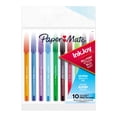thumbnail image 1 of Stylos à bille Paper Mate InkJoy 100ST, pointe moyenne (1,0&nbsp;mm), assortis, 10&nbsp;unités, 1 of 6