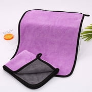 Microfiber Car Wash Towel | Absorbent Drying & Detailing Cloth | Coral Velvet Double-Sided Rag for Automotive Cleaning | Lint-Free Wipe for Paint, Glass, and Interior Surfaces