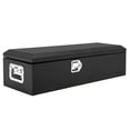 thumbnail image 1 of QinaQin Steel Truck Bed Toolbox, Diamond Plate Metal Storage Box with Lock and Side Handle for Pickup, Trailer and RV, 1 of 9