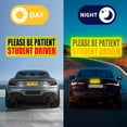 thumbnail image 4 of Student Driver Magnet for Carstudent Drive Magnet for Car Please Be Patient Student Drivers New Drivers Sticker Safetys Warnings Reusable Magnetic Reflective Drivers Sticker, 4 of 7