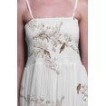 thumbnail image 4 of Bimba Robe à Bretelles Smockée en Georgette pour Femmes à Imprimé de Fleurs et d'Oiseaux Bulbes - XX-Grand, 4 of 7