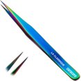 thumbnail image 1 of Curacoro Lash Tweezer - Professional & Precision Fiber Tip Grip Lash Tweezers for Eyelash Extensions, Multi Shapes & Purposes Tweezers for Volume, Isolation & Classic Lashes (Galaxy, La Classique), 1 of 8