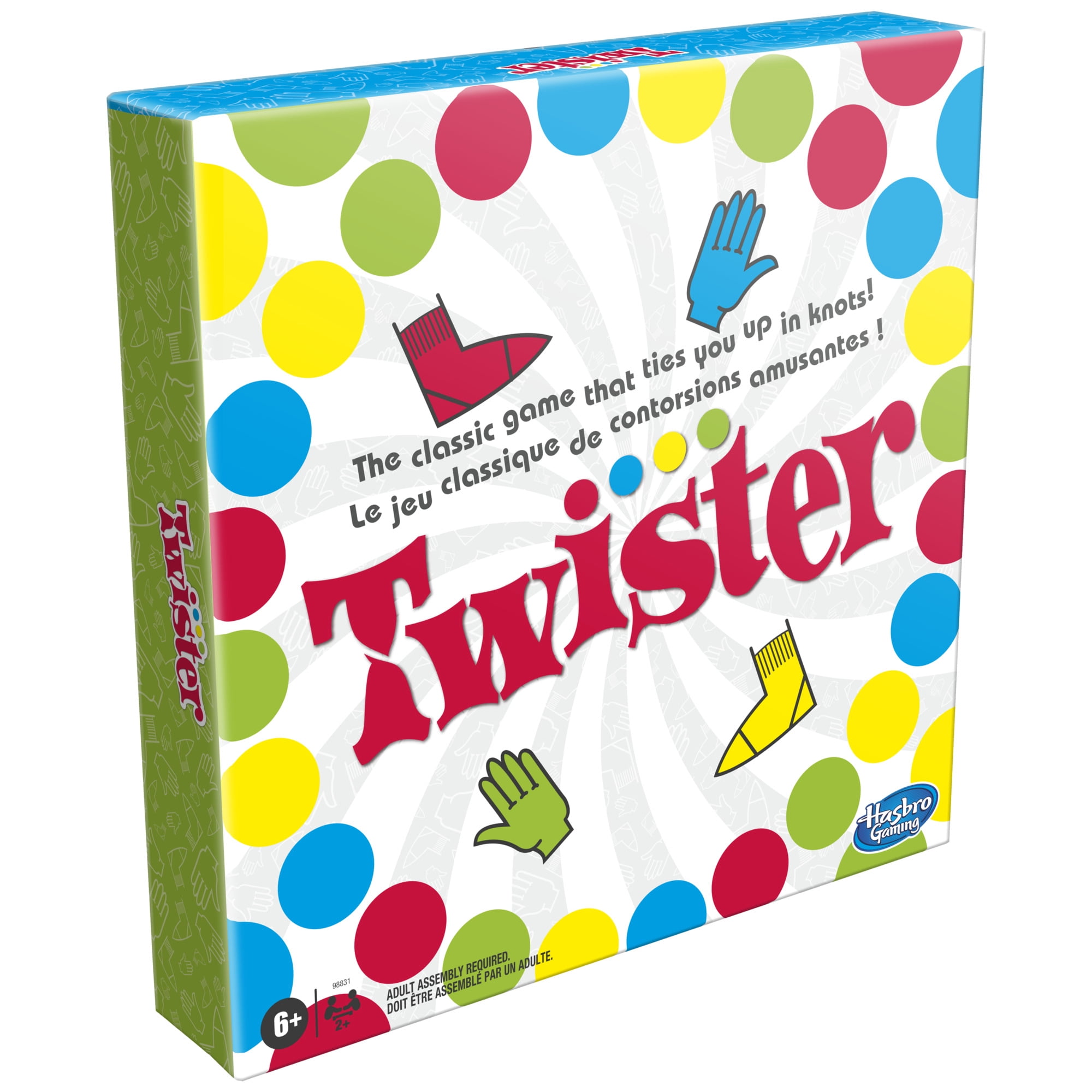 Twister Game with Spinner's Choice and Air Moves, Kids Party Games for 2+ Players